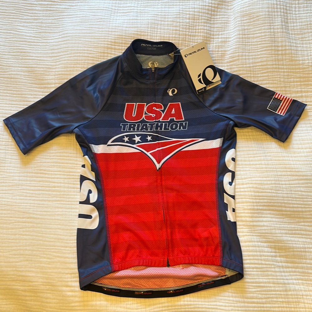 NWT Men’s M Pro USA Triathlon Jersey Pearl Izumi